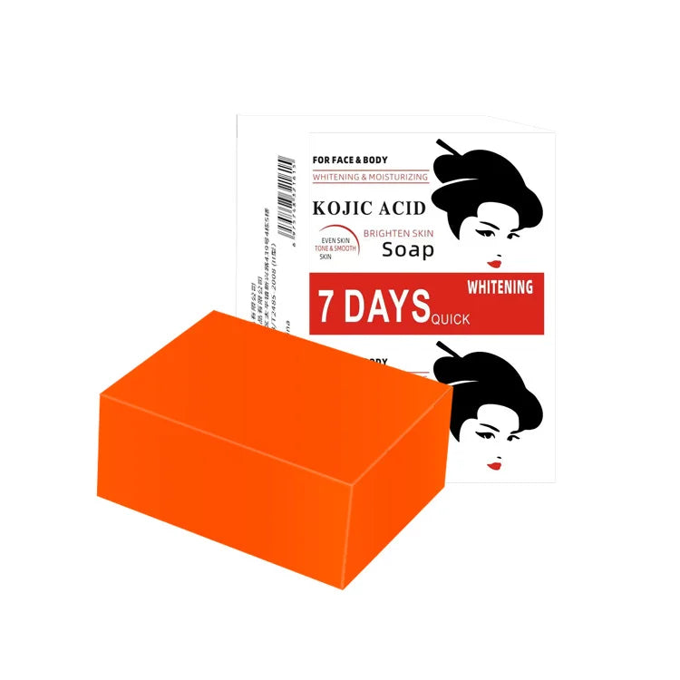 Fragrant Lemon Kojic Acid Soap with Papaya Essential Oil for Cleansing And Bathing