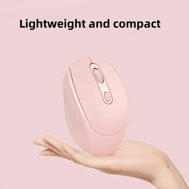 Wireless Mouse Battery Gamer Mouse Dual Modes Bluetooth-compatible 2.4G