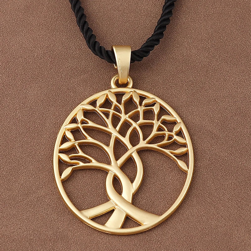 1 x Matte Gold Unique Exaggerated Irregular Freedom/Flower Pendant Summer Chunky Cord Necklace Women's Beach Vacation Jewellery