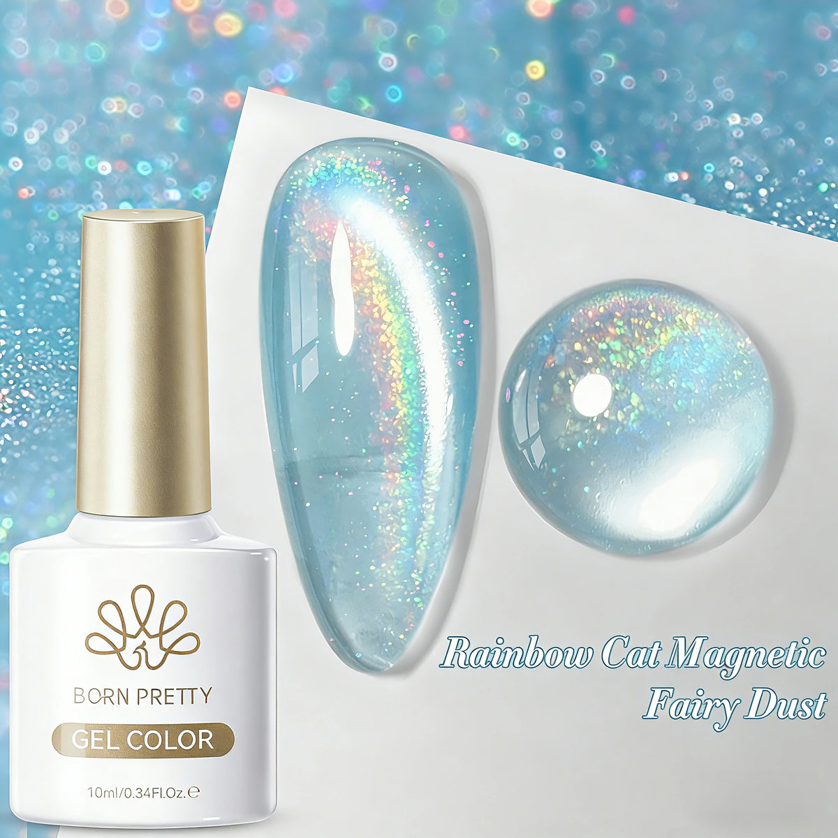 BORN PRETTY 117 Colors Cat Magnetic Gel Nail Polish 10ml