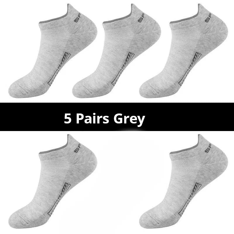 5/10/20 Pairs Of Mens Summer Thin Mesh Breathable
