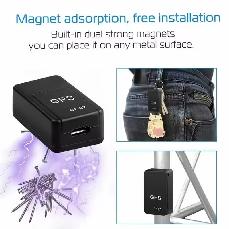 Mini Magnetic GF-07 GPS CarTracker Real Time Tracking Anti Theft Anti Locator Auto Strong Magnetic Mount SIM Message Positioner