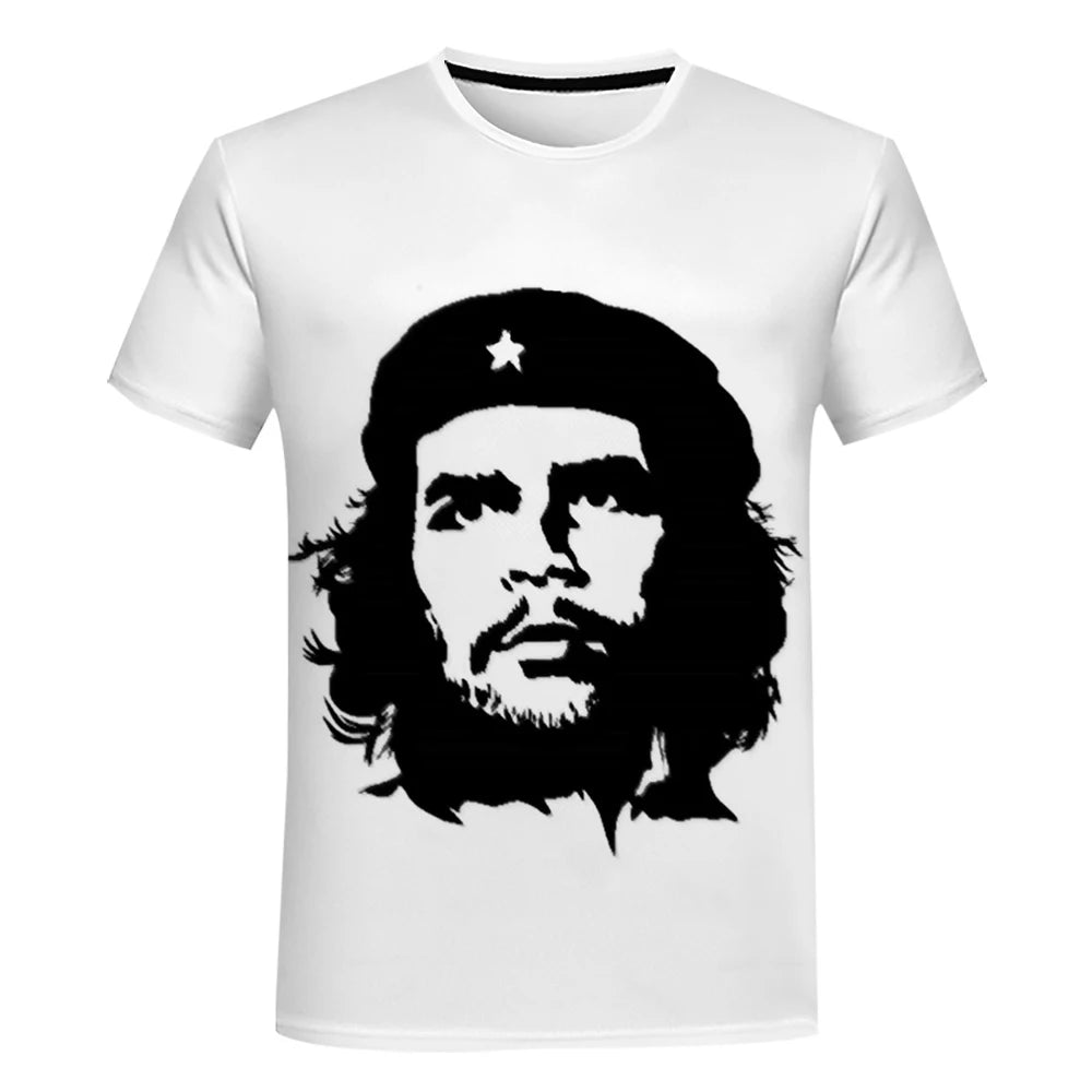 Che Guevara 3D Print T-Shirts Summer Men Women Casual Fashion Streetwear Oversized Short Sleeve T Shirt Male Tees Tops Clothing