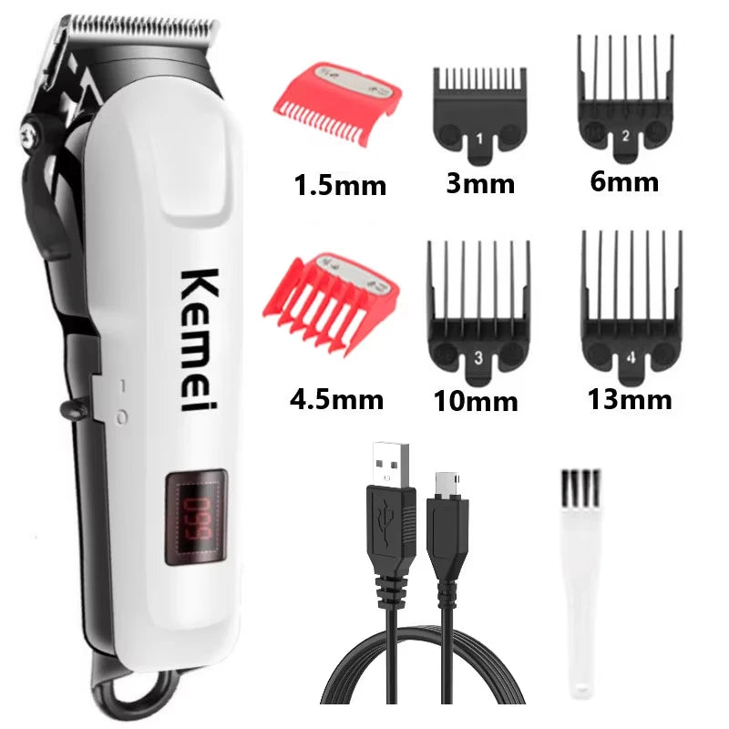 Electric Hair Clipper Hair Cut Maching Wireless Trimmer
