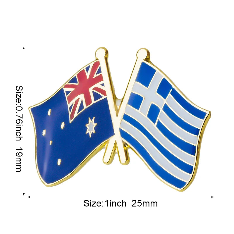 Australia Flag Badge Brooch Natinal Lapel Pins Flag Lapel Pins Country Flag Badge