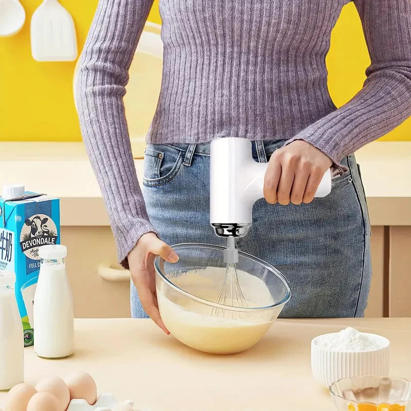 1 Portable Electric Mixer and Mixer - USB Charging,