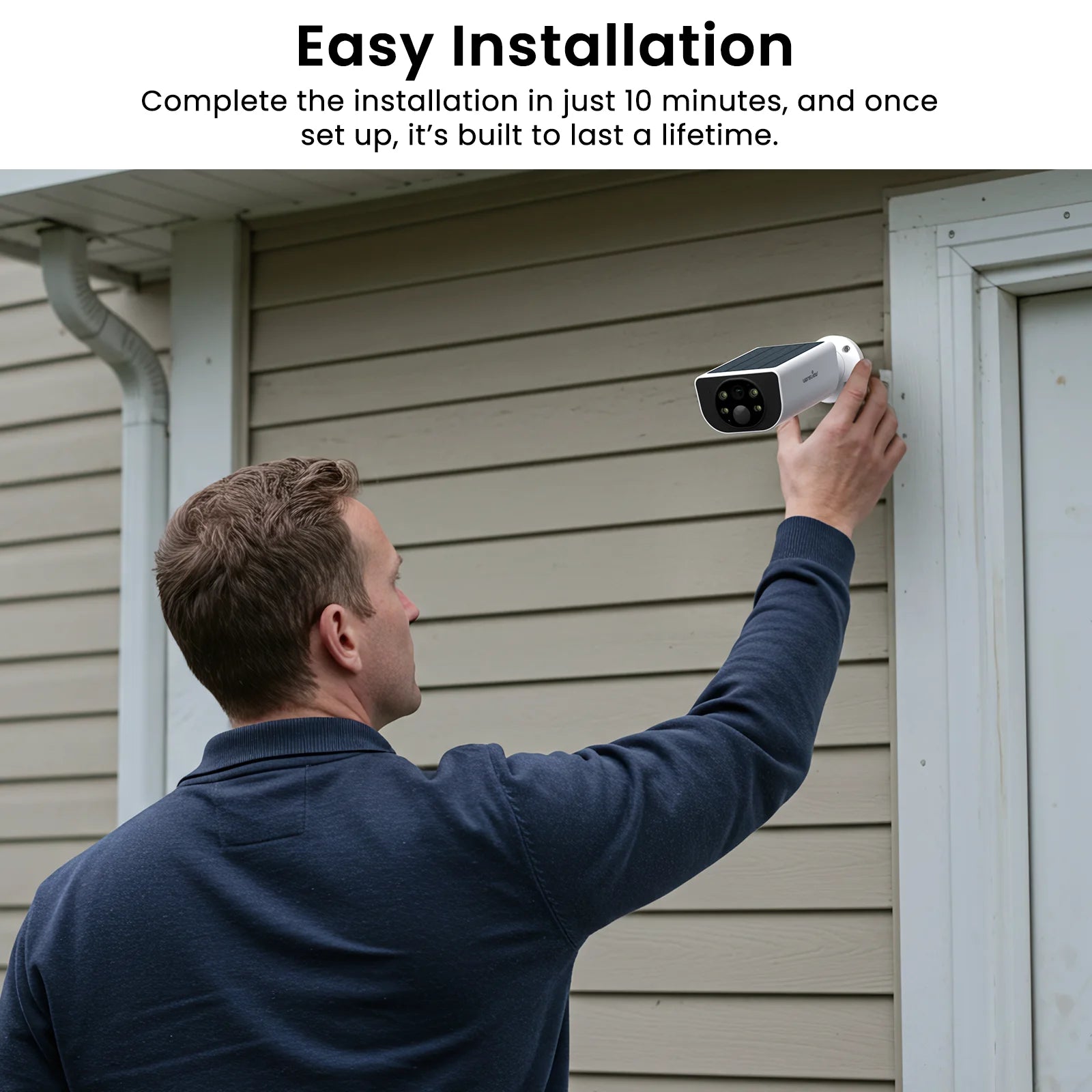 Wansview 2K Outdoor Wireless WIFI Camera 2.4G 3MP Battery Solar