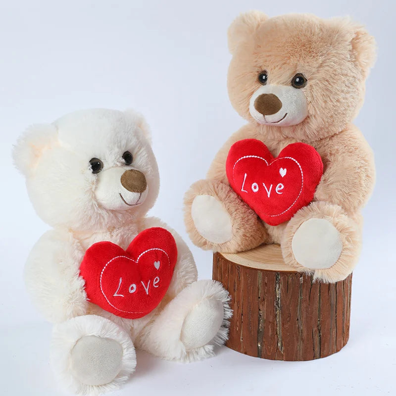 Cute Colorful Bow Tie Bear Doll Plush Toy Hug