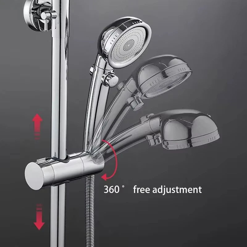 Universal Shower Head Holder Adjustable 18~25mm ABS Chrome Shower