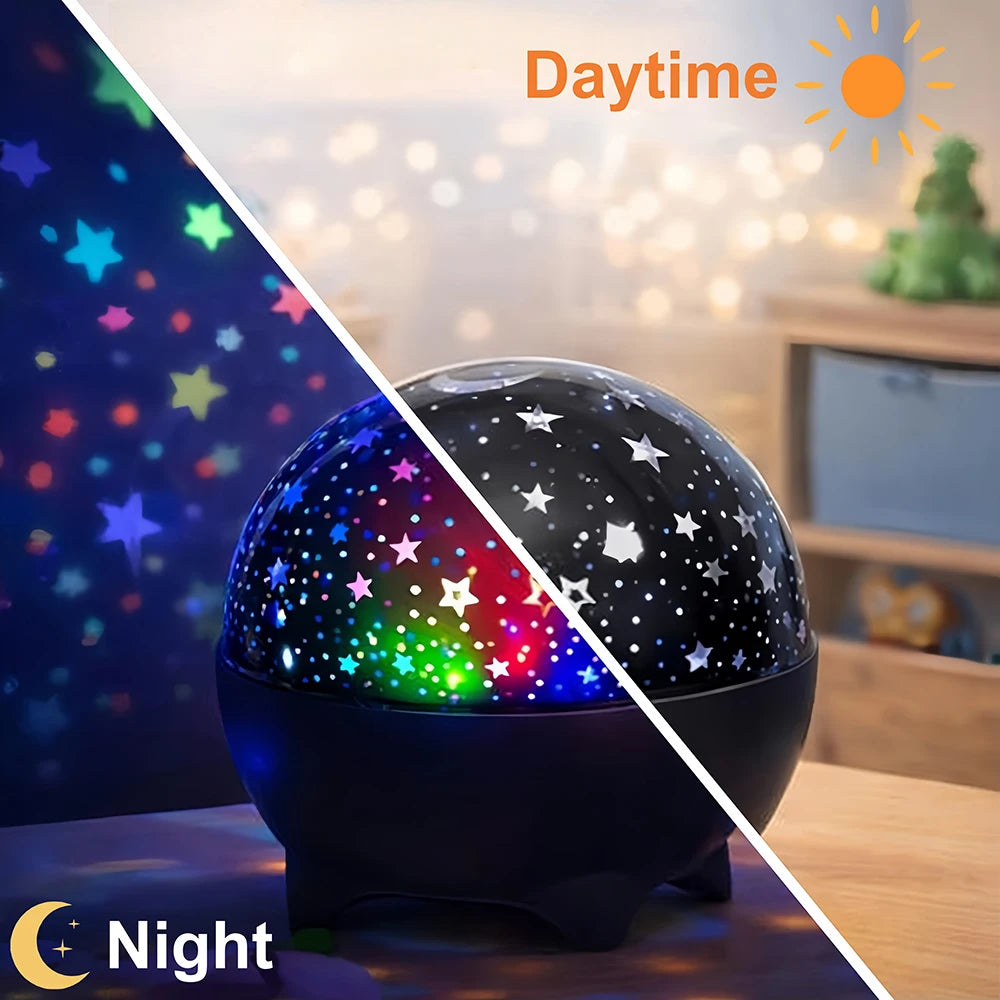 RGB Night Light LED Atmosphere Projector Light 5V USB Starry Moon Galaxy