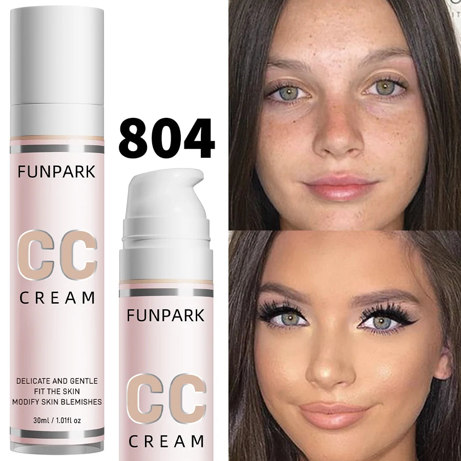 30ml 1Pc Color Correcting CC Cream Facial Foundation Waterproof