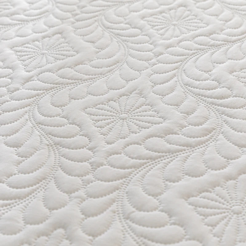 Waterproof Quilted Mattress Cover - Cotton Top, Antibacterial Fiber Fill