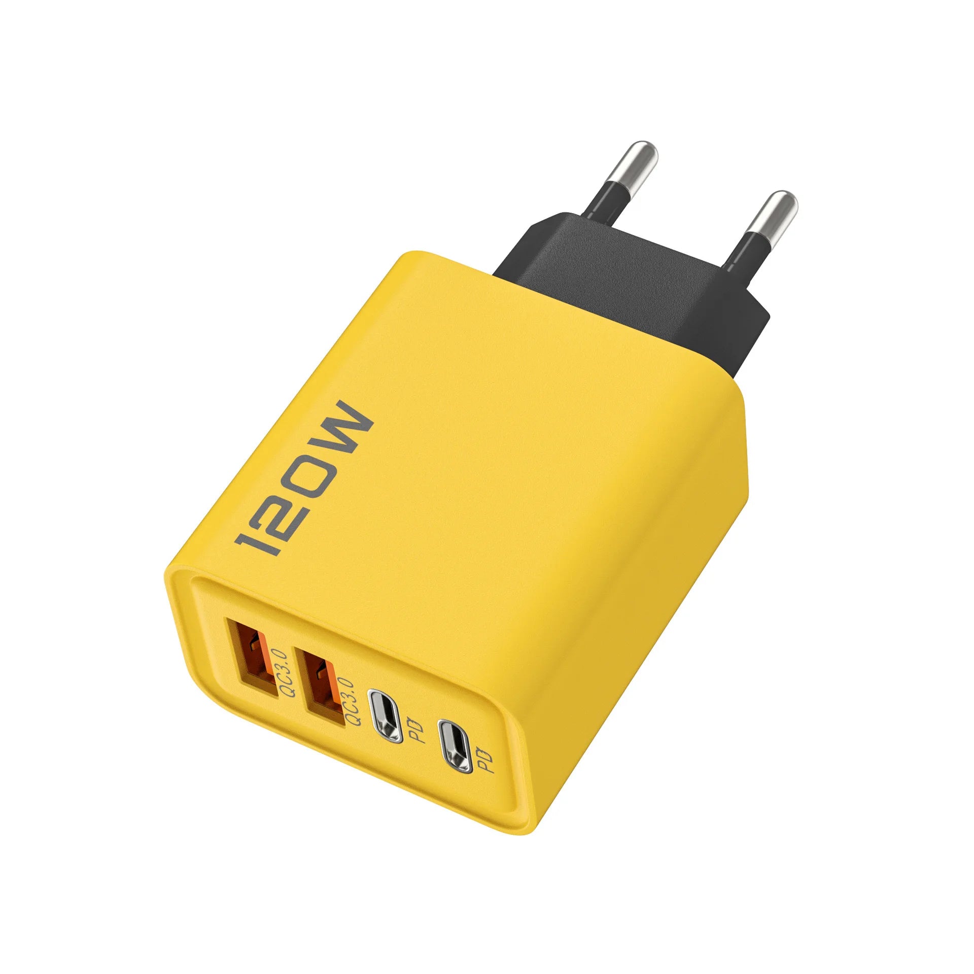 120W Quick Charge 4-Port USB C PD Fast Charger Wall Adapter For iPhone 17 16 15 Samsung S24 Xiaomi Huawei OnePlus EU US UK Plug