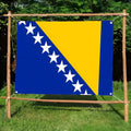 Flag of Bosnia and Herzegovina Flags Edgeless four-ring hanging