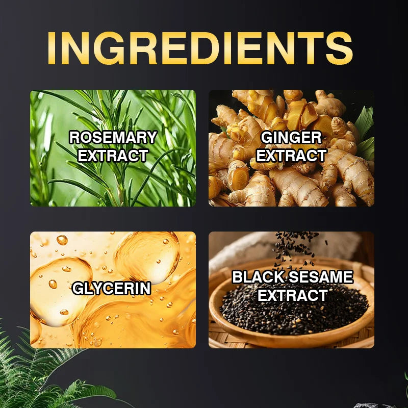 New Hair Dye Shampoo 5-in-1, Containing Ginger and Biotin.