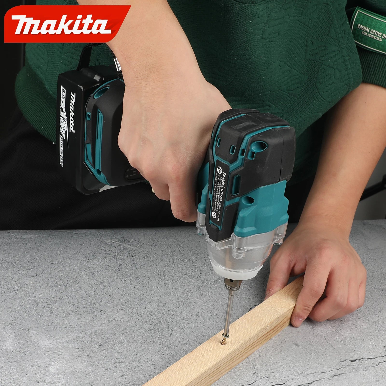Makita DTW285 Tools Impact Wrench Machine Brushless Cordless Electric Wrench High Torque Rechargable Tool For Makita 18V Battery