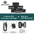 360°Auto Car Camera 1080P Video Recorder 3/4 Lens WIFI DashCam