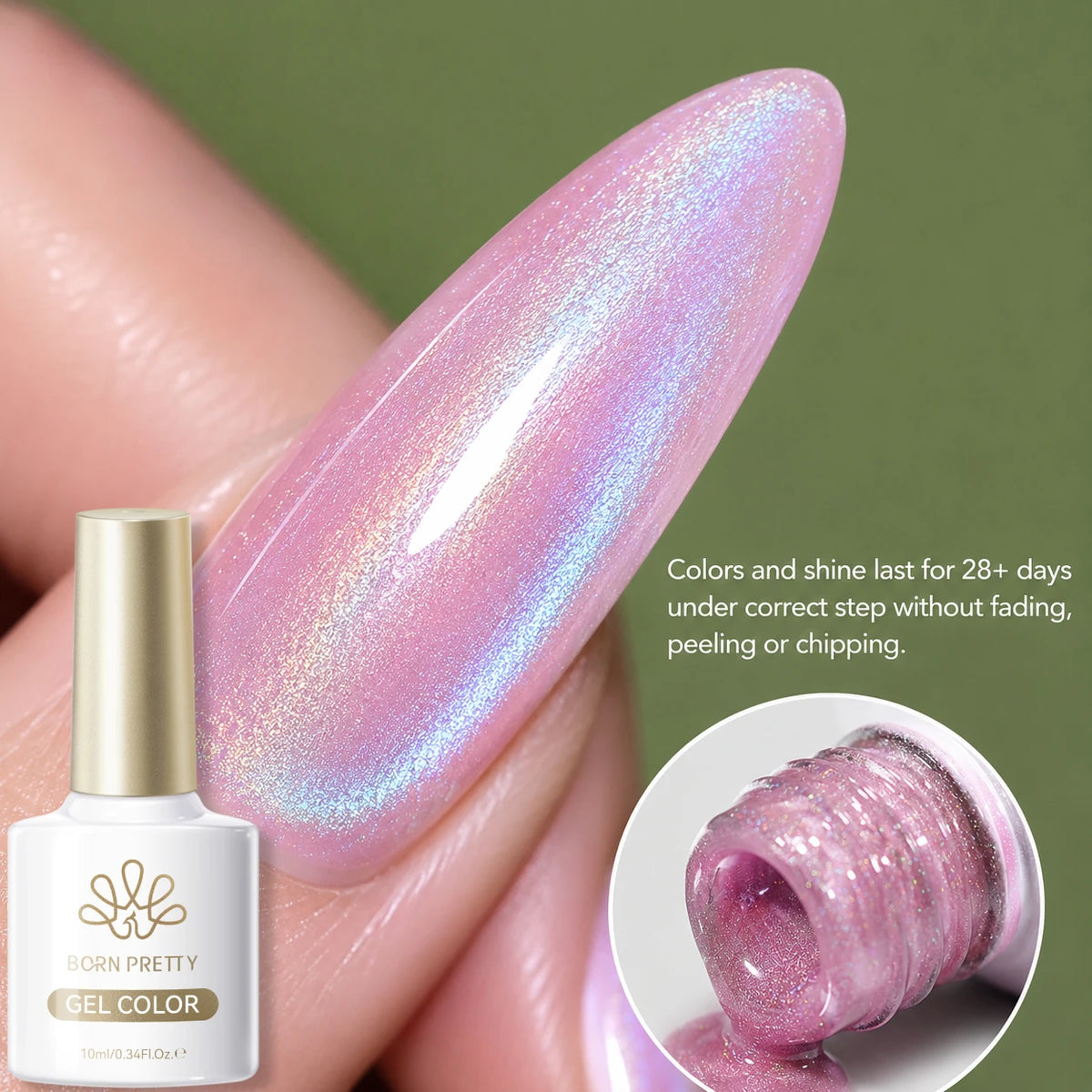 BORN PRETTY 117 Colors Cat Magnetic Gel Nail Polish 10ml