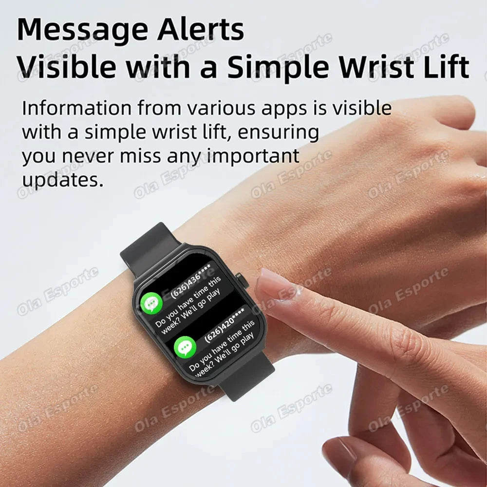 2026 Smart Watch 2.01'' Waterproof Fitness Sports Watch