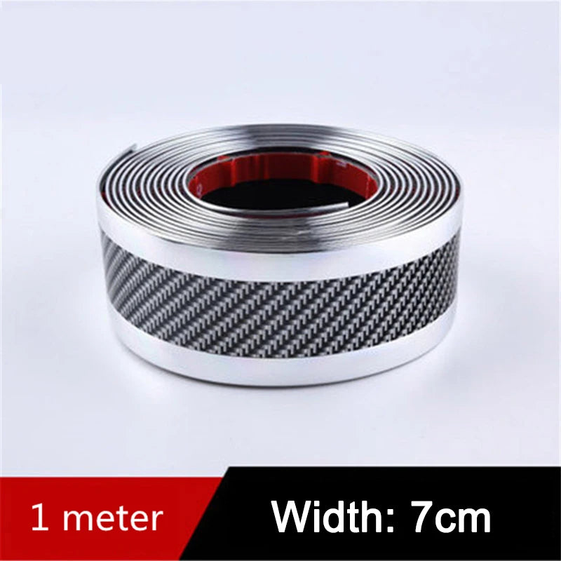 Car Sticker Anti Scratch Door Sill Protector Rubber Strip Threshold Protection Styling Mouldings Car Decoration Accessories 1M