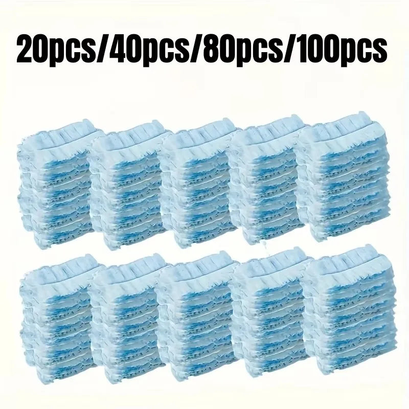 20/100pcs Disposable Duster Refills Handle