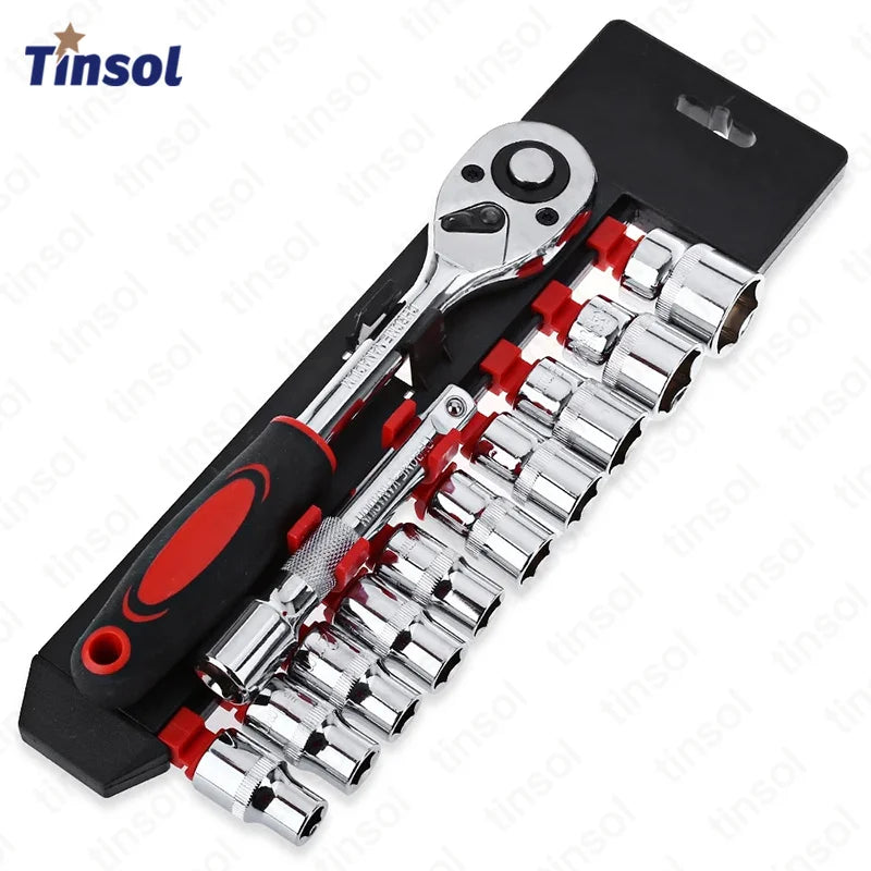 1/4 3/8 1/2 inch Socket Wrench Set Extension Rod Multi-function