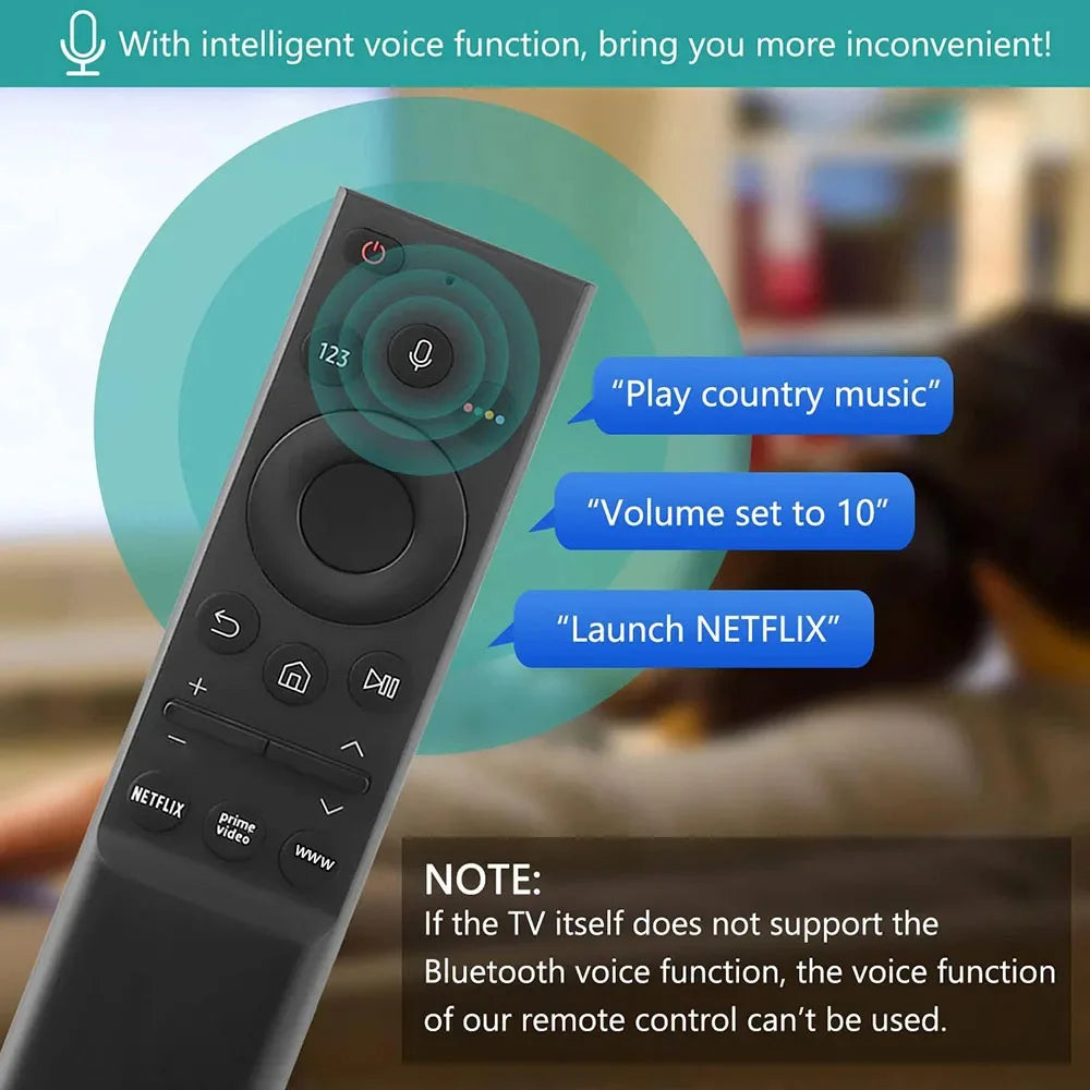 MRSVI Replacement Voice Remote Control BN59-01363L BN59-01363C For Samsung Smart TV UA75AU8000 QN43LS03AAFXZA QN65Q70AAFXZA