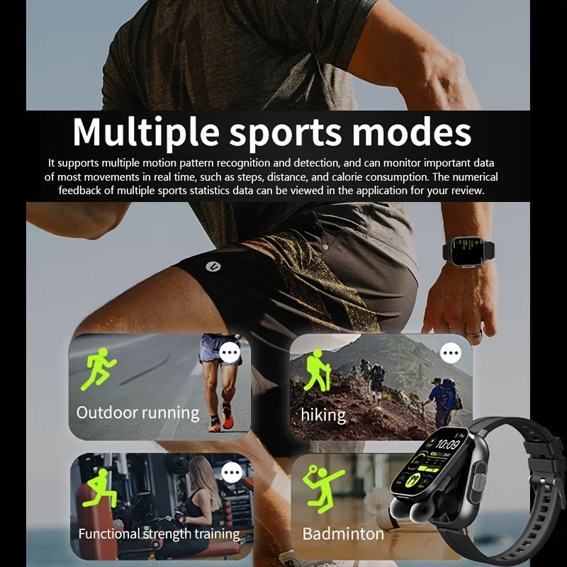This Smartwatch Features a 2.01-Inch Square Full-Touchscreen Display