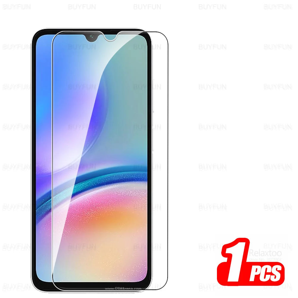 1-4Pcs Tempered Glass For Samsung Galaxy A05s A05 A15 4G A25 A35 A55 5G A06 A16 A26 A36 A56 A07 A17 A27 A37 A57 Screen Protector