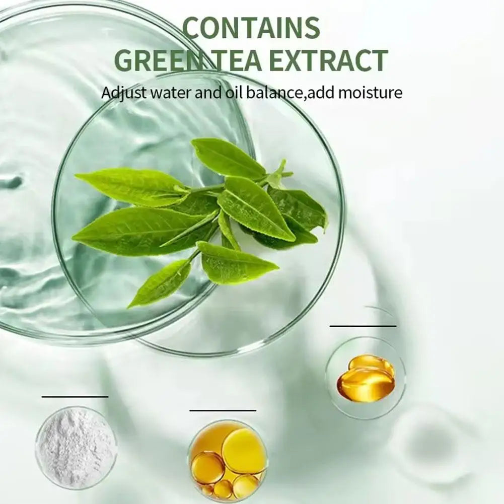 1/3PCS Green Tea Clay Stick For Face, Green Mask Stick Smear Acne Shrink Blackhead Green Tea