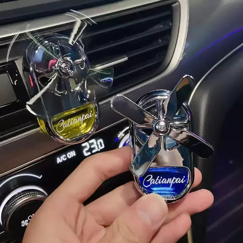 Car Fragrance Fragrance Lasting Light Car Perfume Air Conditioning Outlet Fan Interior Decoration Aromatreatment Decoration
