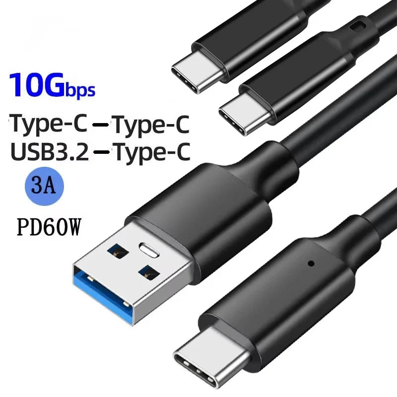 USB3.2 10Gbps Cable USB Type A to USB C 3.2 Gen2