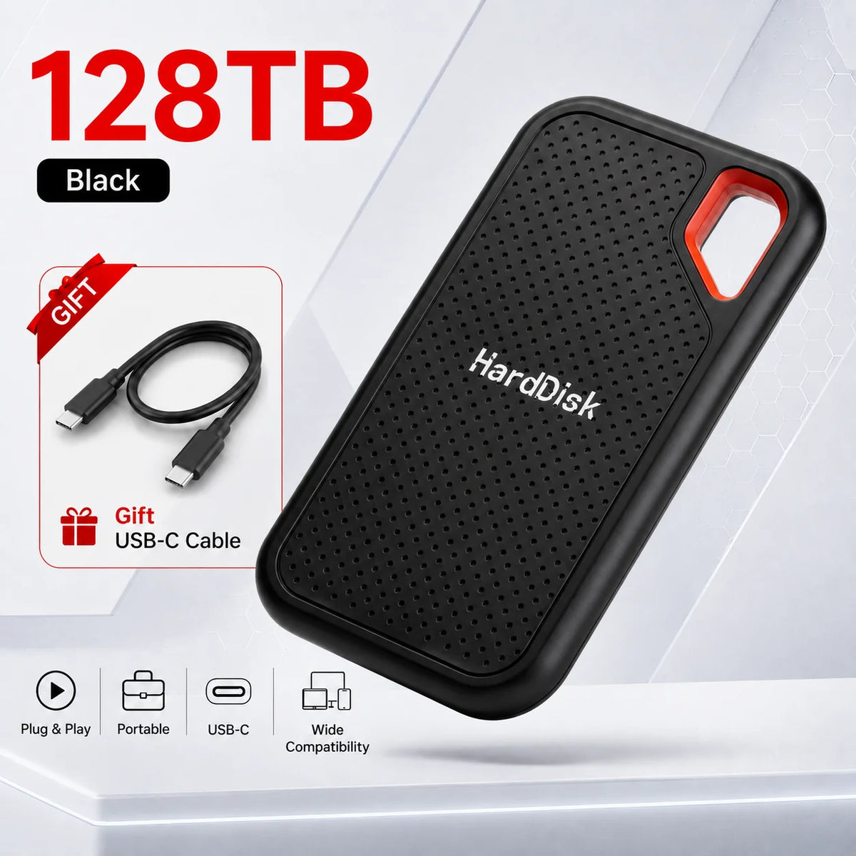 1TB 2TB High Speed External Hard Disk USB 3.1