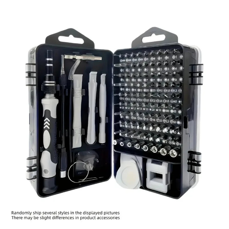 115‑in‑1 Magnetic Screwdriver Set High Hardness Bits Multi‑Repair Tool Kit