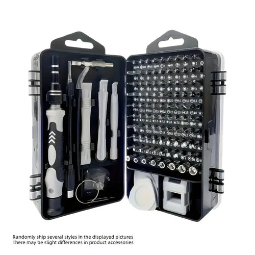 115‑in‑1 Magnetic Screwdriver Set High Hardness Bits Multi‑Repair Tool Kit