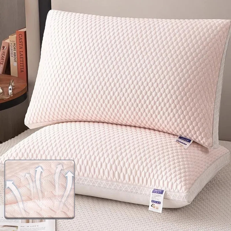 1PC Cool Bean Ice Silk Pillow Down Alternative Microfiber Filling Breathable
