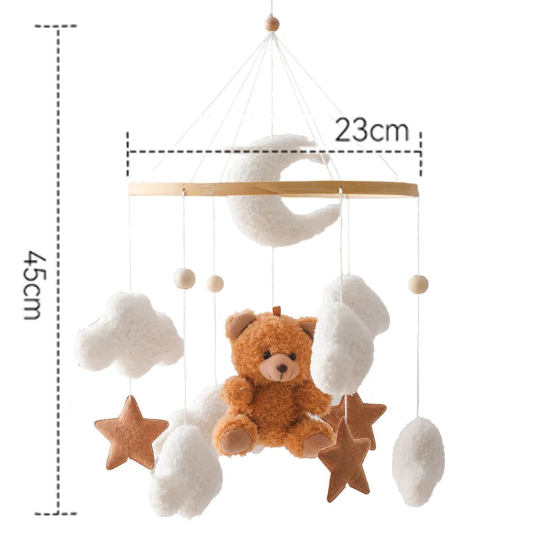 Baby Rattle Toys 0-12 Month Newborn Mobile Crib Musical Music Box Bed Bell