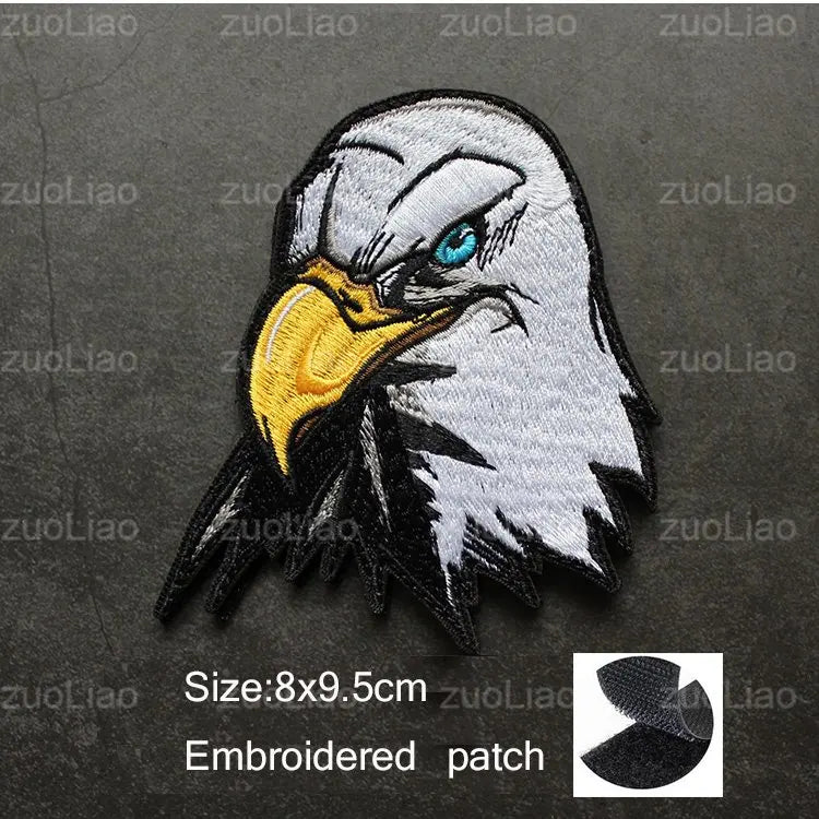 3D Embroidery Creative  Gold Coins and Stereo Eagles Armband