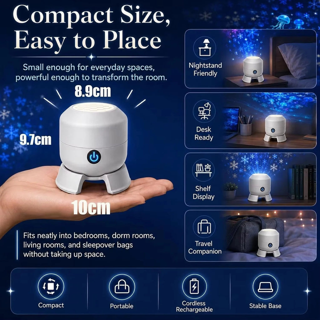 Halloween Projector Led Night Lights USB Dynamic Rotating