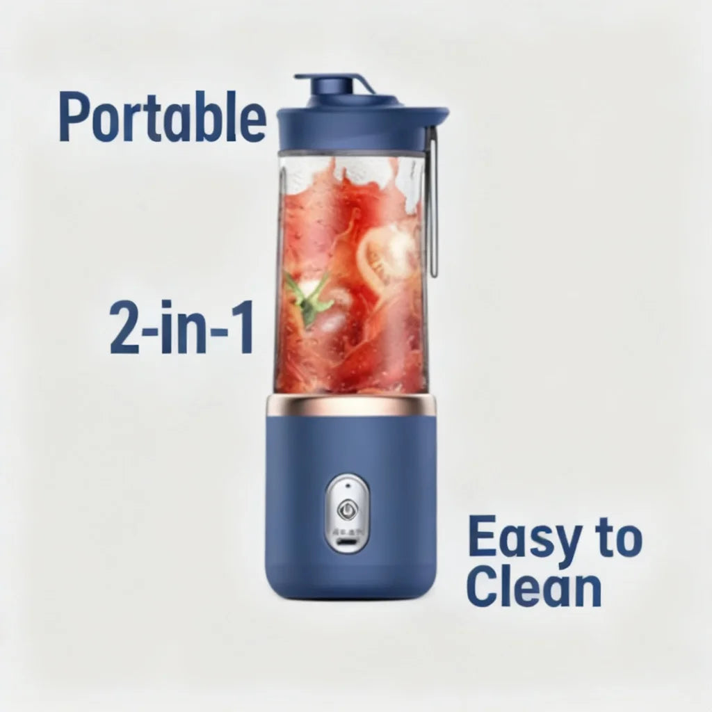 Portable Blender USB Rechargeable Electric Blender Cup for Smoothies and Shakes Travel Office Work Top Rated 2026