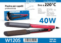 360° Swivel Power Cord Hair Straightener Flat Iron, 160‑220°C Adjustable Temperature