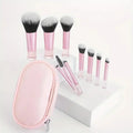 10Pcs/Bag Mini Makeup Brush Set Powder Eyeshadow Foundation Blush Blender Concealer Beauty Makeup Tools Brush Professional