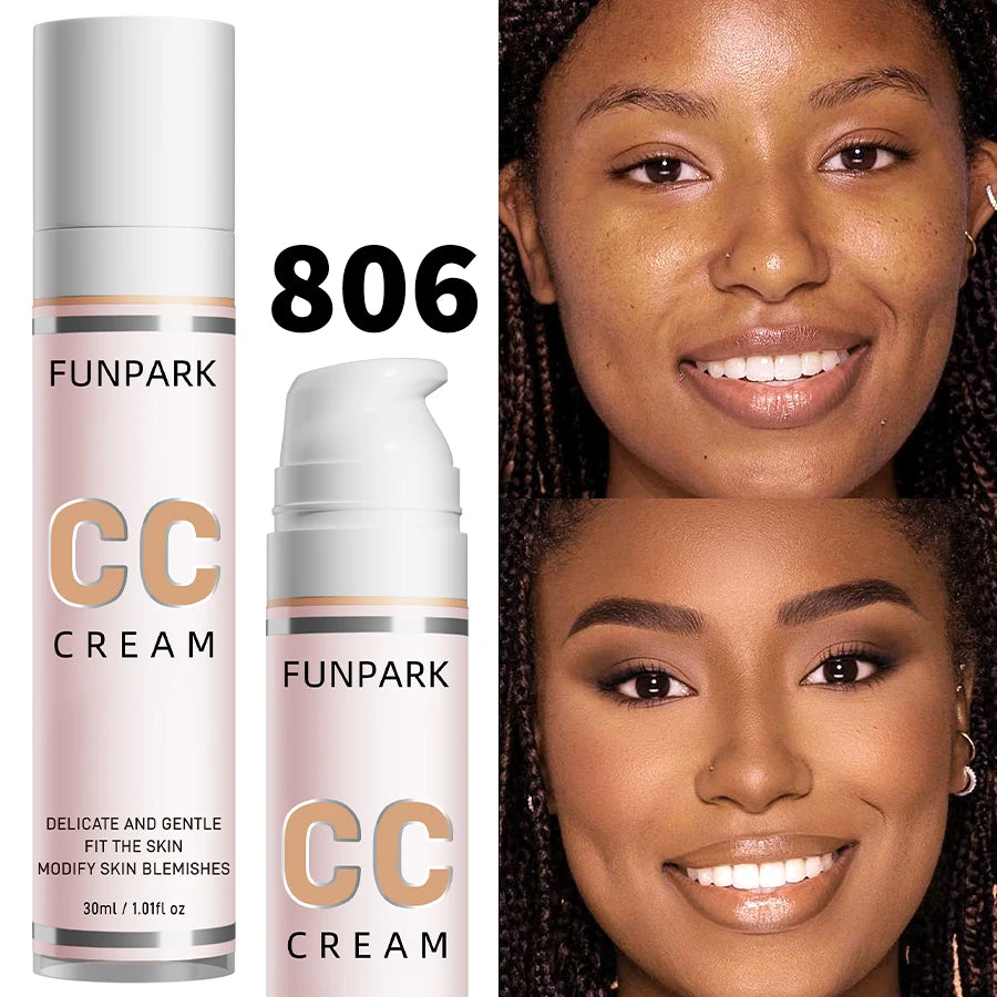 30ml 1Pc Color Correcting CC Cream Facial Foundation Waterproof