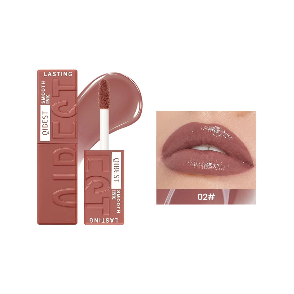 QIBEST Watery Gloss Lip Glaze Moisturizing Long Lasting