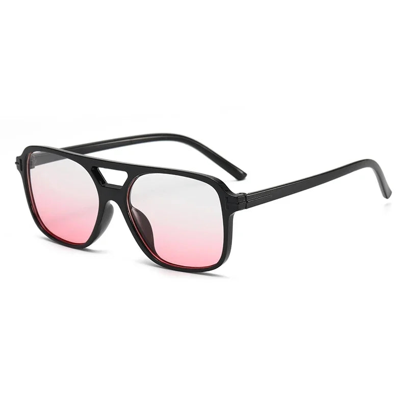 Children Double Girder Pilot Large Frame Sunglasses