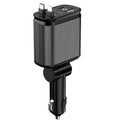 Aromatic Starlight In Roof Retractable Charger With Lightening Cable Dual Charge
