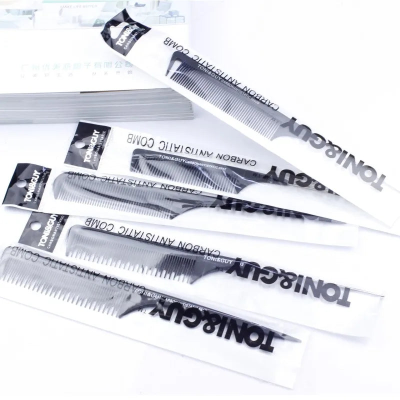 Comb Carbon Fiber Spike Tail Comb Pick Hair Plastic Coiffure Wig Hairdressing Barber Accessories