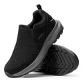 FitVille Men Extra Wide Slip On Hiking Loafers, Comfort Orthopedic Walking Sneakers