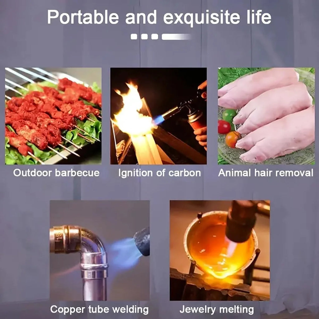 Culinary Professional Kitchen Butane Torch Flame Gun Blowtorch Cooking Soldering