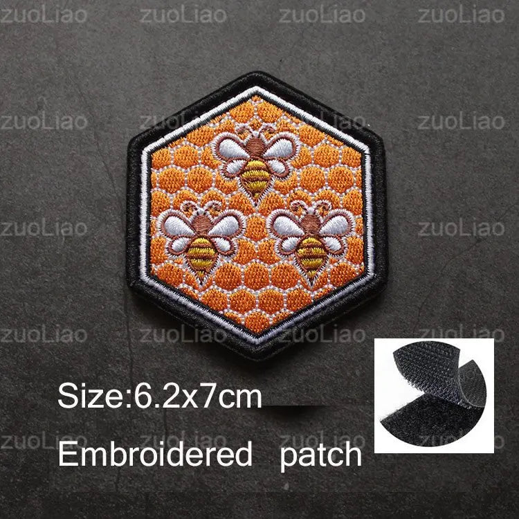 3D Embroidery Creative  Gold Coins and Stereo Eagles Armband